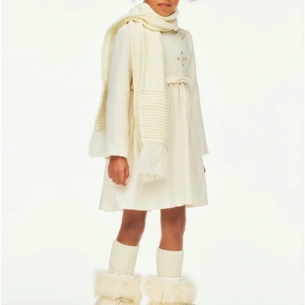 Zara Embroidered Yoke Dress Limited Edition